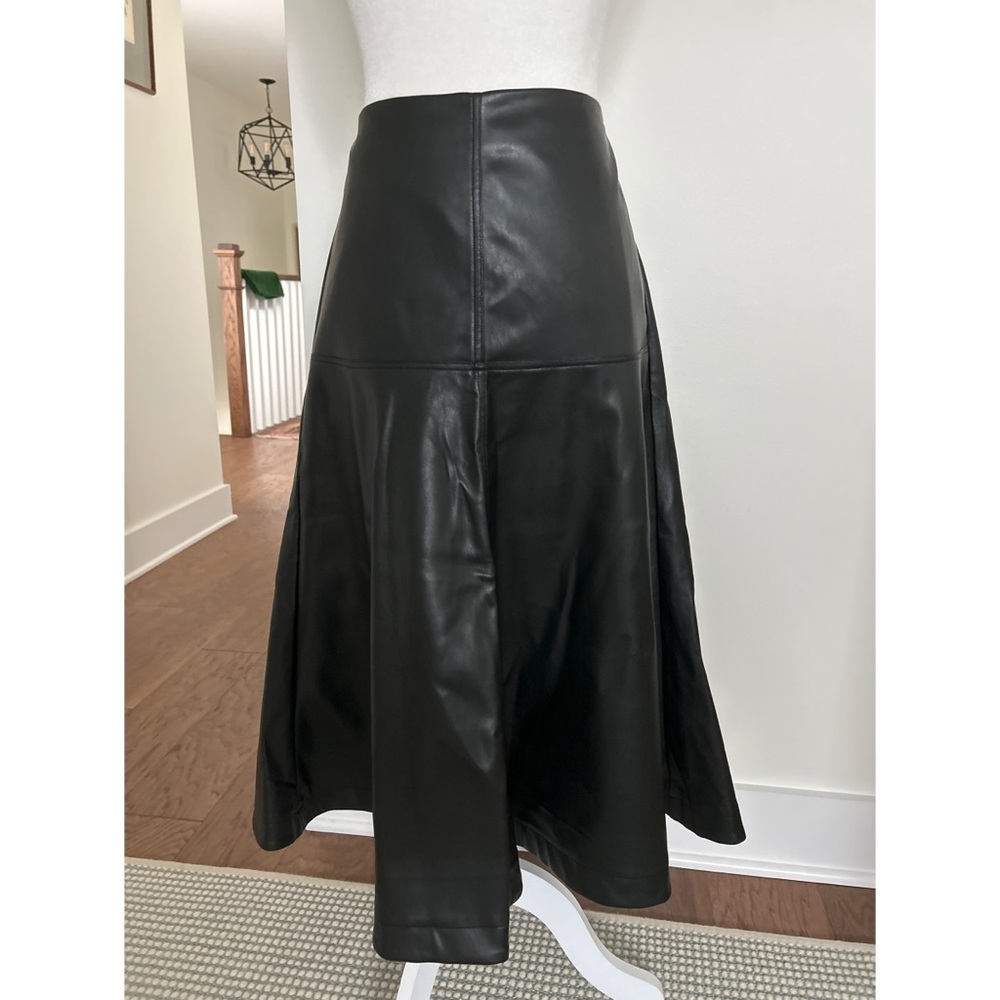 Modern Citizen Black Leather Skirt